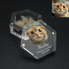 Personalized pet photo keepsake box