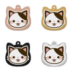 Cat wearing personalized name tag