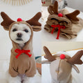 Reindeer cozy pet hoodie