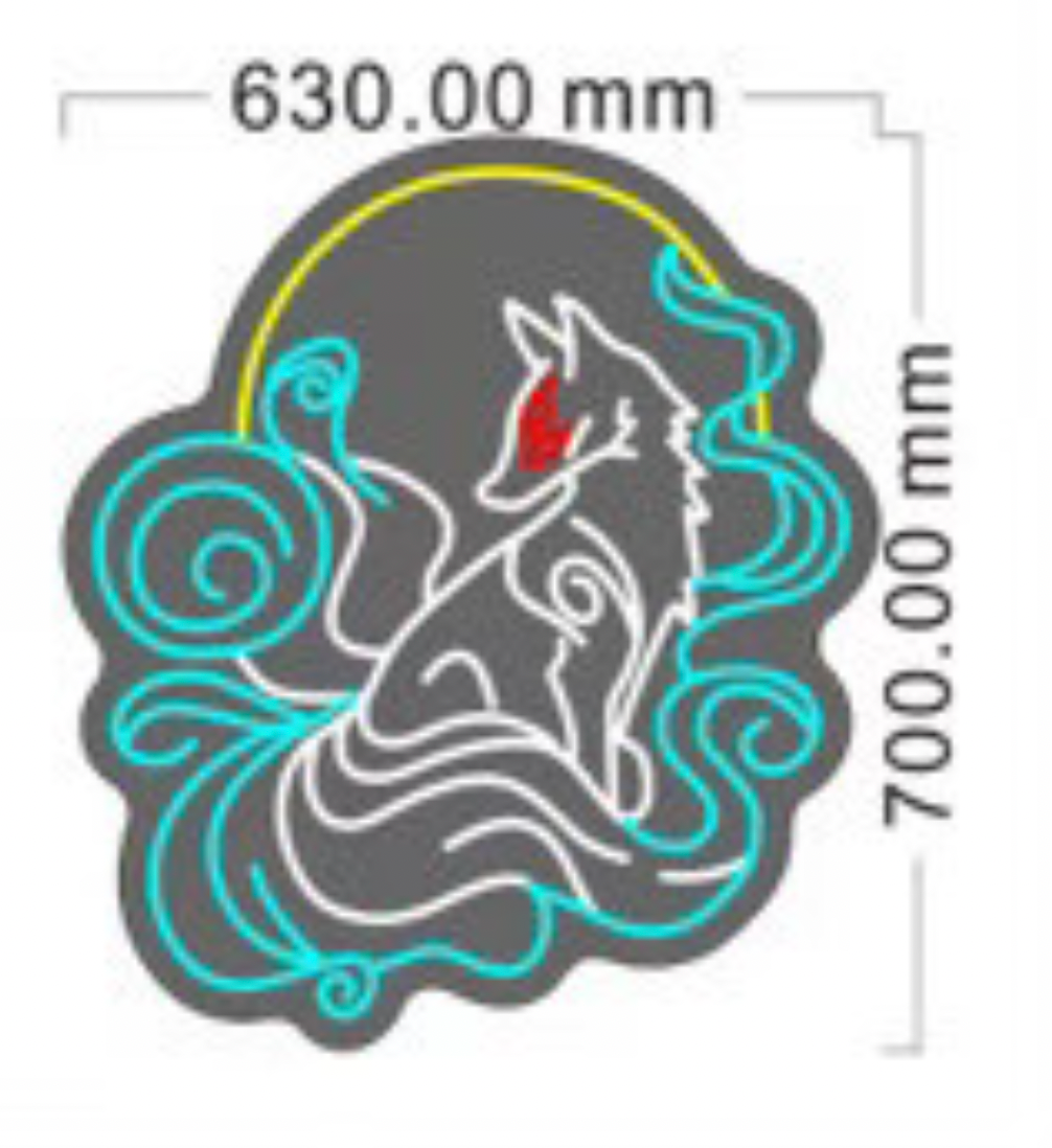Kitsune Fox Neon Sign