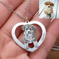 Personalized pet photo necklace